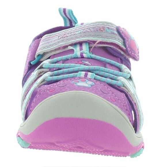 Paw Patrol Girls Skye Purple Flat Slip On Comfort Light-Up Shoes Sandals - Picture 5 of 6